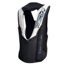 Helite e-GP-Air Airbag-Weste schwarz weiss