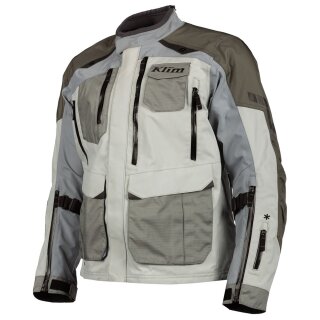 Klim Carlsbad Motorrad-Jacke Textil Cool grau