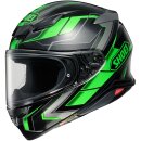 Shoei NXR2 Prologue Helm TC-4 schwarz grün grau