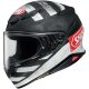 Shoei NXR2 Scanner Helm TC-5 mattschwarz weiss rot