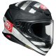 Shoei NXR2 Scanner Helm TC-5 mattschwarz weiss rot