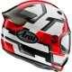 Arai Quantic Face Helm rot weiss grau