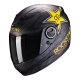 Scorpion Exo-490 Rockstar Helm mattschwarz gelb rot