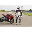 Held Slade II Lederkombi 1-teiler schwarz weiss rot-52