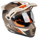 Klim Krios Pro Charger Crosshelm beige braun orange