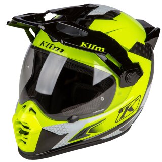 Klim Krios Pro Charger Crosshelm neongelb schwarz