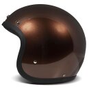 DMD Vintage Jethelm Einfarbig Brown braun