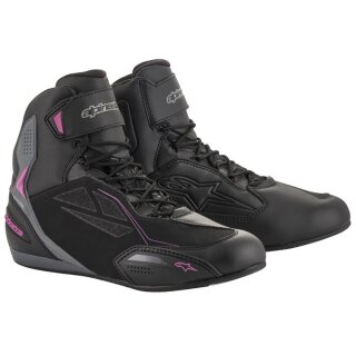 Alpinestars Stella Faster-3 DS Damen Stiefel schwarz grau rosa