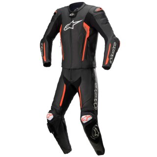 Alpinestars Missile V2 Lederkombi 2Pc schwarz neonrot