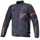 Alpinestars RX-5 DS Motorrad-Jacke Textil schwarz camo rot