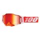 100% Armega Regal rot weiss Crossbrille rot verspiegelt