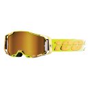 100% Armega Feelgood gold neongelb Crossbrille gold verspiegelt