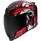 Icon Airflite Trumbull Helm rot weiss schwarz