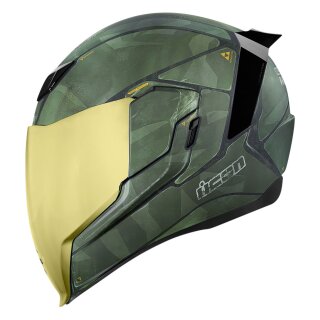 Icon Airflite Battlescar 2 Helm matt grn