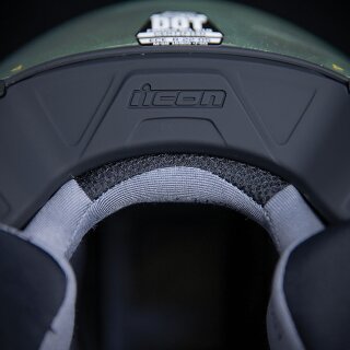 Icon Airflite Battlescar 2 Helm matt grn