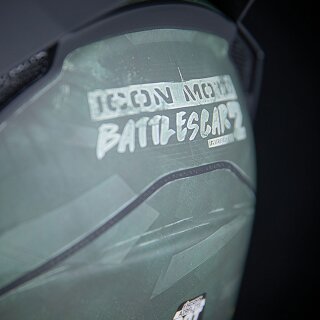 Icon Airflite Battlescar 2 Helm matt grn