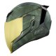 Icon Airflite Battlescar 2 Helm matt grün