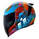 Icon Airflite Inky Helm blau rot orange