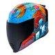 Icon Airflite Inky Helm blau rot orange