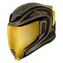 Icon Airflite El Centro Helm schwarz grau gold