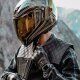 Icon Airflite El Centro Helm schwarz grau gold
