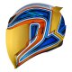 Icon Airflite El Centro Helm blau gold orange