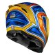 Icon Airflite El Centro Helm blau gold orange