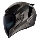 Icon Airflite Ultrabolt Helm grau schwarz