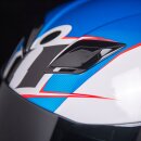 Icon Airflite Ultrabolt Helm weiss blau rot