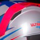 Icon Airflite Ultrabolt Helm weiss blau rot