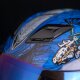 Icon Airflite 4 Horsemen Helm blau braun weiss