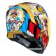 Icon Airflite Freedom Spitter Helm gold rot blau