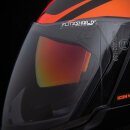 Icon Airflite Crosslink Helm schwarz rot gold