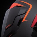 Icon Airflite Crosslink Helm schwarz rot gold