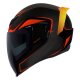 Icon Airflite Crosslink Helm schwarz rot gold