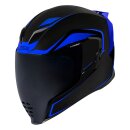 Icon Airflite Crosslink Helm schwarz blau