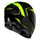 Icon Airflite Crosslink Helm schwarz neongelb