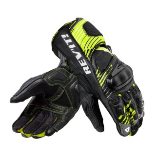 Revit Apex Motorrad-Handschuh neongelb schwarz