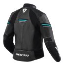 Revit Median Ladies Damen Motorrad-Jacke schwarz blau