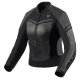 Revit Median Ladies Damen Motorrad-Jacke schwarz grau