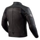 Revit Mile Motorrad-Jacke Leder schwarz