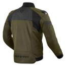 Revit Action H2O Motorrad-Jacke Textil schwarz dunkelgrün