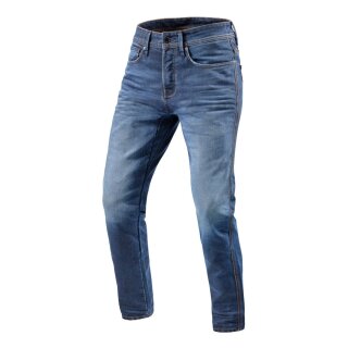 Revit Reed Slim Fit Motorrad-Jeans blau medium used