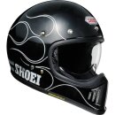 Shoei EX-Zero Xanadu Retro-Helm TC-5 schwarz weiss