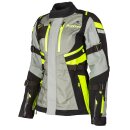 Klim Artemis Damen Motorrad-Jacke neongelb grau schwarz