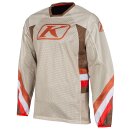 Klim Mojave Motocross Jersey braun rot weiss