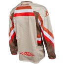 Klim Mojave Motocross Jersey braun rot weiss