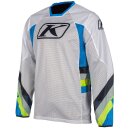 Klim Mojave Motocross Jersey weiss blau gelb