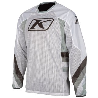 Klim Mojave Motocross Jersey weiss grau dunkelgrau