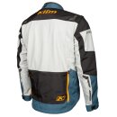 Klim Dakar Motorrad Enduro-Jacke orange blau grau